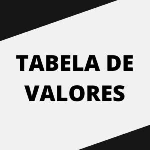 Tabela de Valores