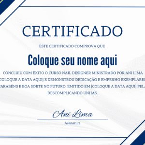 Certificado digital com seu nome