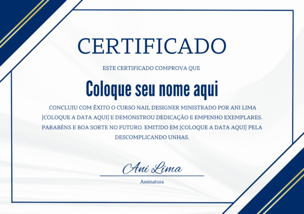 Certificado digital com seu nome